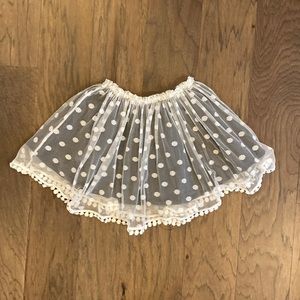 Charcoal and Ivory Twirl Skirt